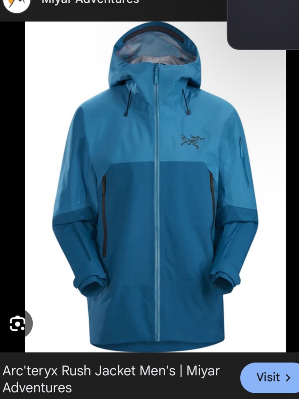 Arcteryx Rush Jacket (men) - Picture 3 of 3